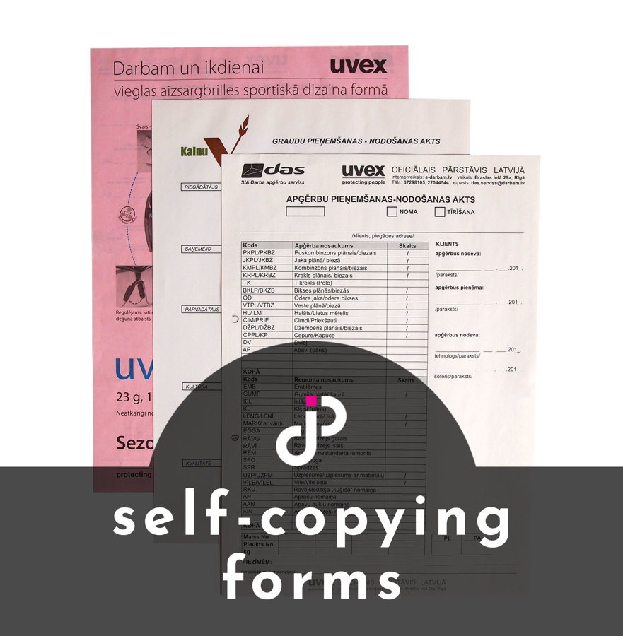 self copying forms form making layout design
